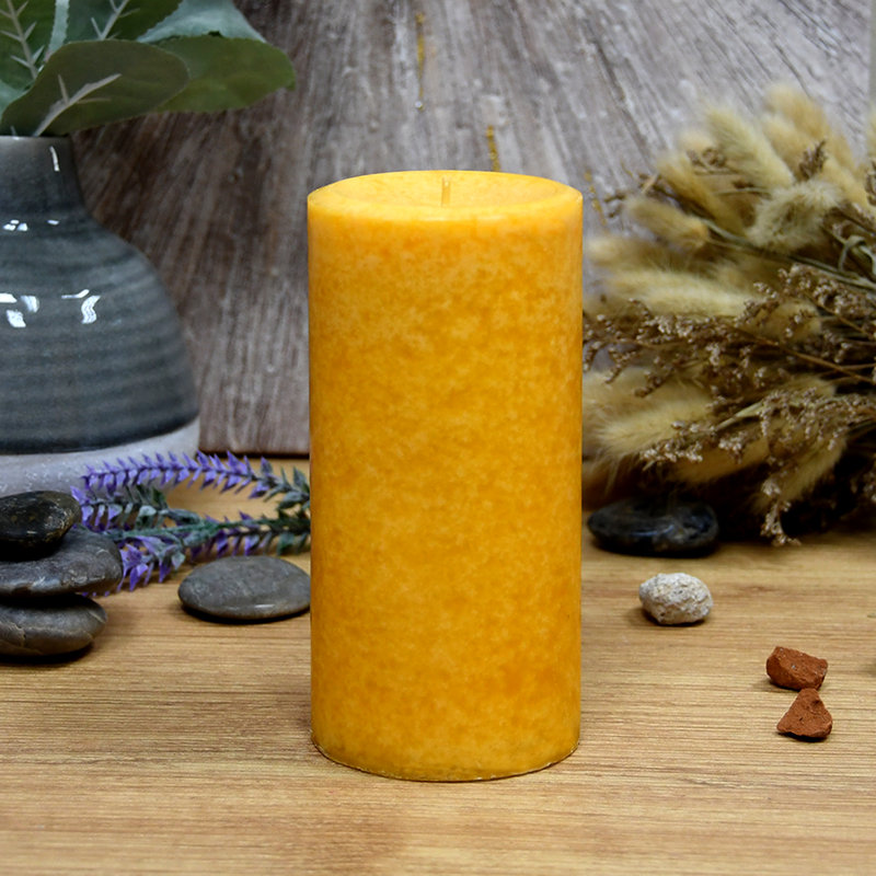 Scented Pillar Candle, 6" H x 3" W x 3" D