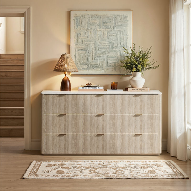 Commode Corentin, Teck / chêne naturel