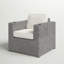 Fauteuil club Aviara - gris