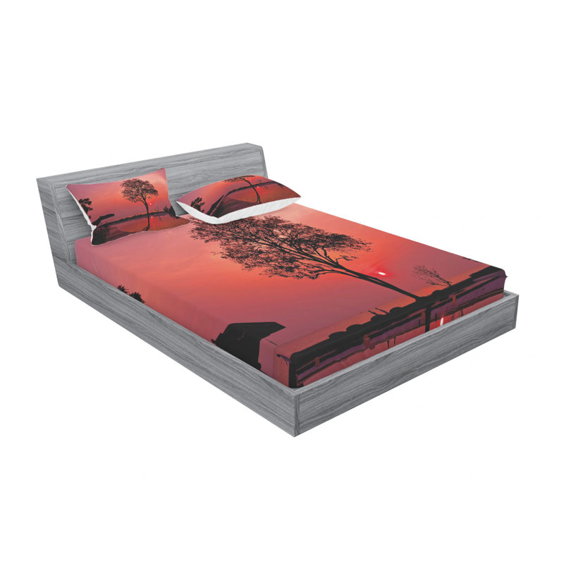 Microfiber Sheet Set, Full/Double Sheet Set with Fitted Sheet