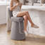 Everly Swivel Upholstered Counter Stool with Solid Wood Frame-337933240