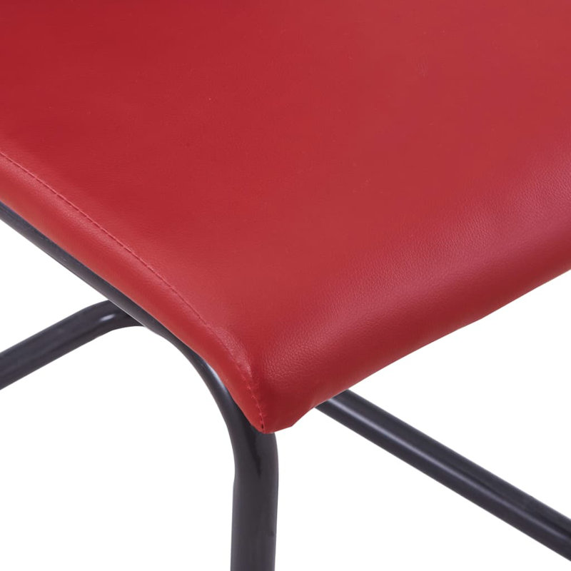 Bindiya 46.5cm H Side Chair, Red