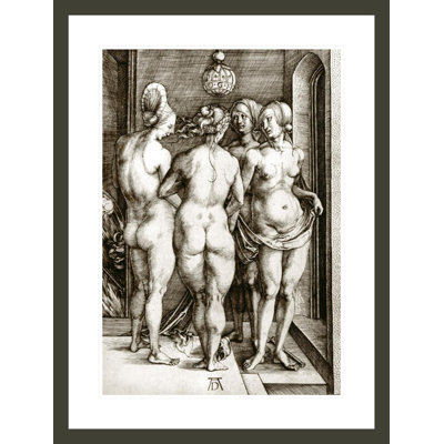 «The Witches» par Albrecht Dürer, impression giclée sur cadre