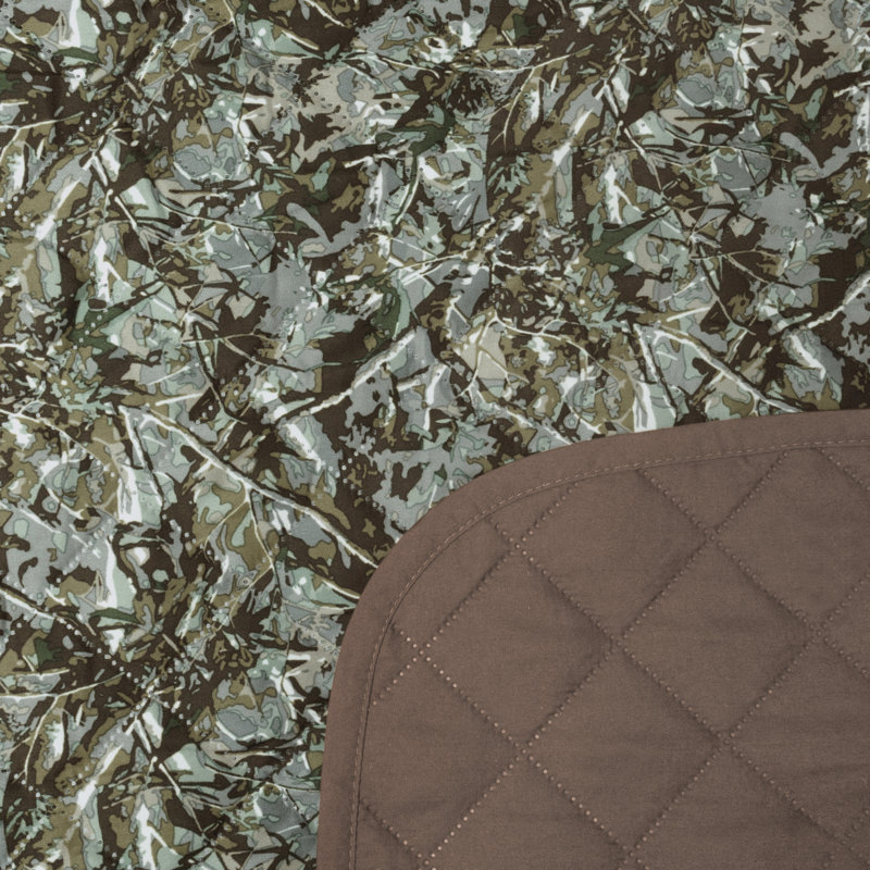 Quilted Reversible Box Cushion Recliner Slipcover