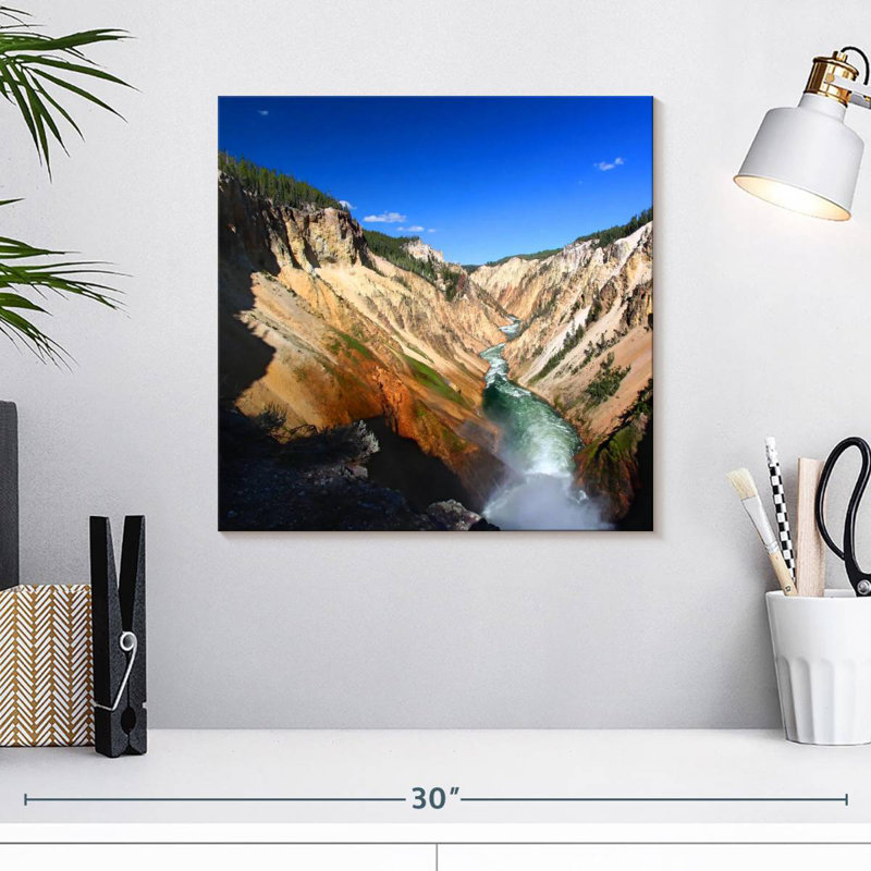 Aadvi Yellowstone River Canyons, 16" H x 16" W