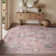Tapis floral ultra doux et lavable