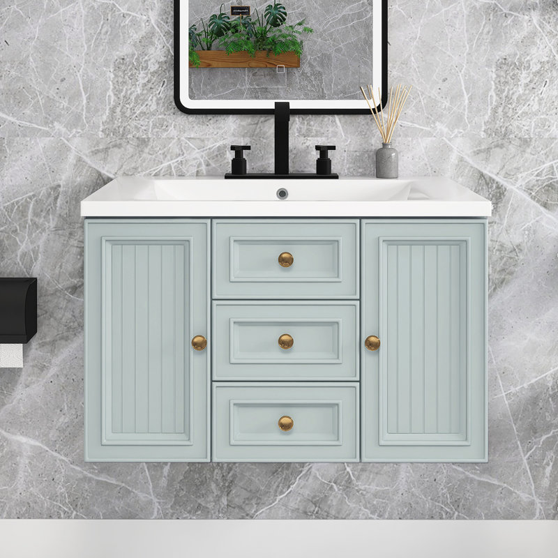 Meuble-lavabo simple 30 po avec comptoir