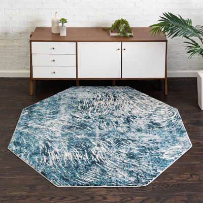 Tapis bleu Hartsville
