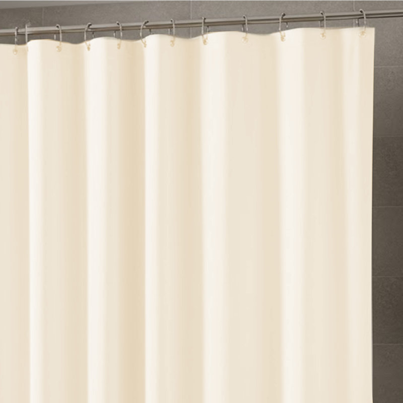 Doublure de rideau de douche simple Dareios PEVA, Ivoire, H 96 po x l 72 po