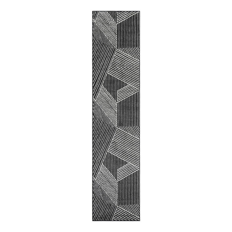Tapis Latitude Run® Orkla Nikolis noir, Tapis de couloir 2 pi 7 po x 12 pi
