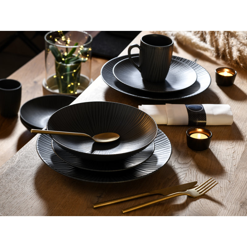 Vesuvio 16 Piece Dinnerware Set, Service for 4