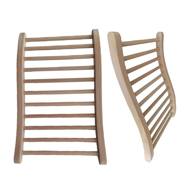 Pynsseu Hemlock Wood Water Resistant Backrest/Headrest, 20.5" H x 13" W