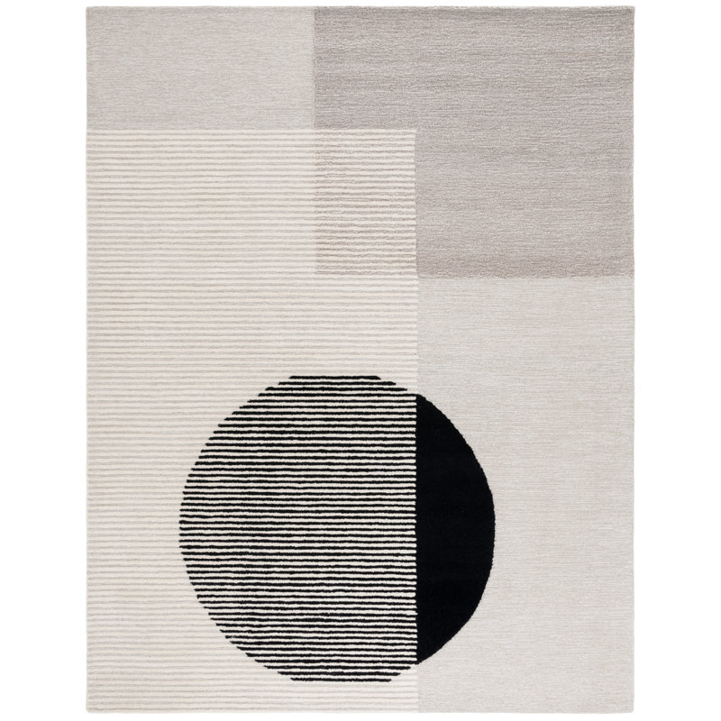 Tapis touffeté à la main Cassina, Rectangulaire 8 pi x 10 pi