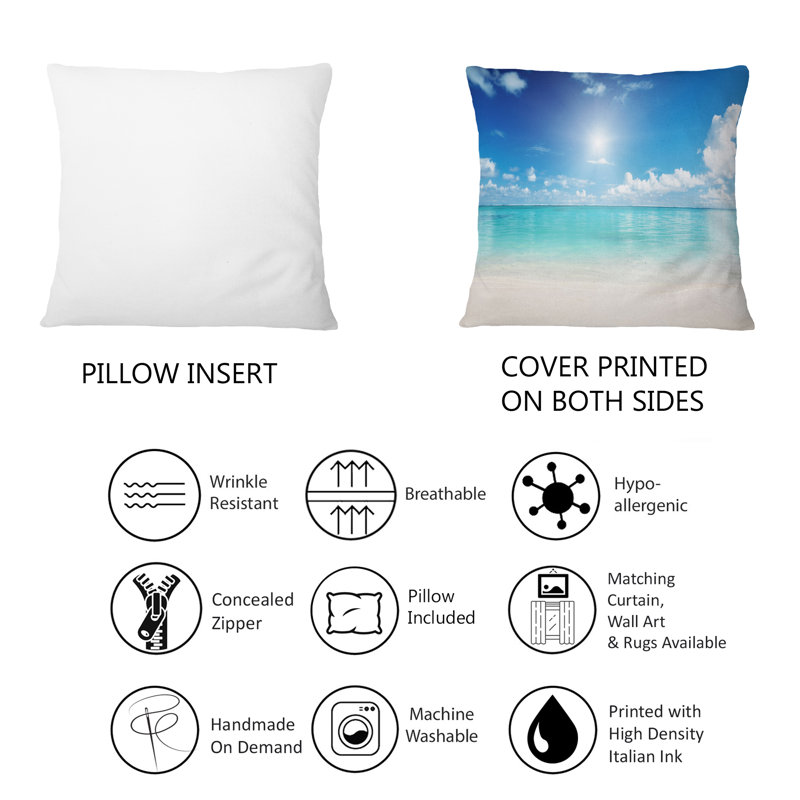 Coussin Sand and Blue