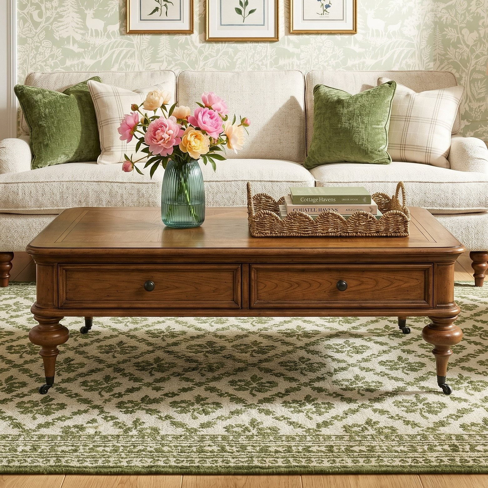 Patrica 42" Coffee Table with Storage