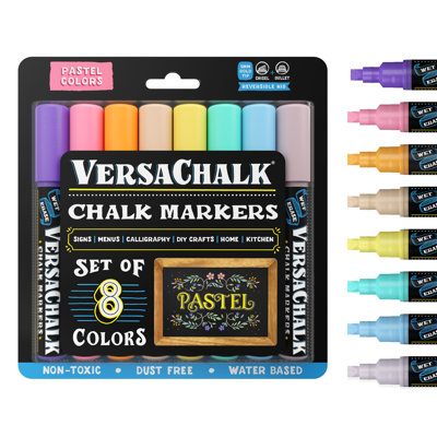 Marqueurs à craie liquide Versachalk, ensemble de 8 à 5 mm