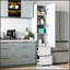Garde-manger standard standard, grande armoire autoportante avec une porte et deux tiroirs pour un rangement efficace et une conception élégante