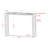 Derigo 48'' Glass Top Console Table