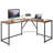 Anrielle L-Shaped Steel Writing Desk-1957729600
