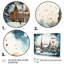 «Christmas Village In Winter II - Winter Landscape», art mural-679985427-679985505