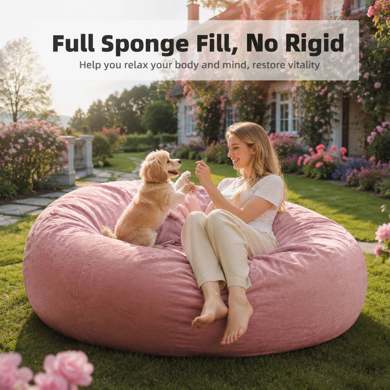 Bean Bag Chair, Pink