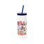 Acrylic Tumbler With Straw, Bookshelf