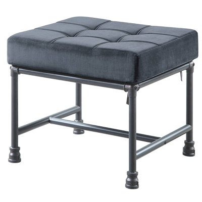 Grey , D20 Foam Cushions, Industrial Water Pipe, Stylish For Living Room Velvet Industrial Look, Seat, Comfortable Accent Pillow Home