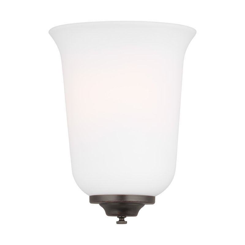 Lehighton Dimmable Vanity Light, Bronze, White