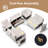 8-Seater Large Sectional Sofa Bed With Storage Lovescat, Modular Sleeper Sofa With Usb Port & Cup Holder, 108" U-Shaped Convertible Couch For Large Living Room-484175432