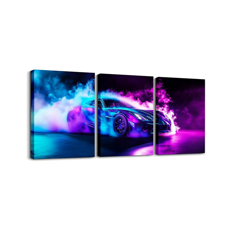 3 Piece Wrapped Canvas Print
