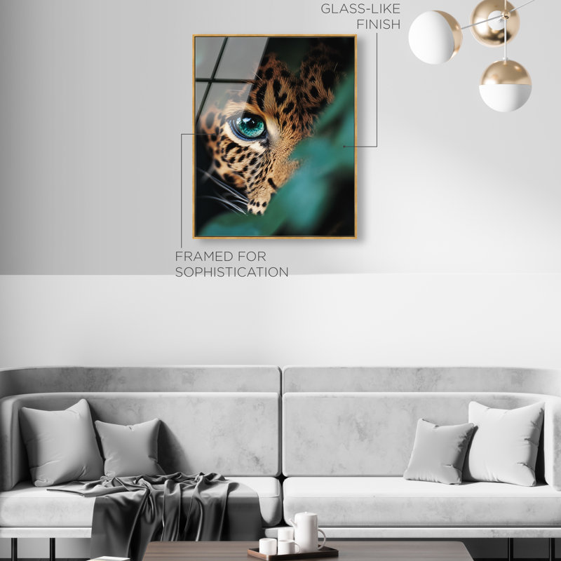 Jungle Watcher I Print by Oliver Gal, 17"H x 21"W, Gold Floater Frame