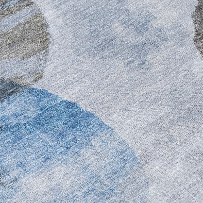 Machine Washable Indoor/Outdoor Chantille ACN2346 Abstract Rug, Rectangle 9' x 12'