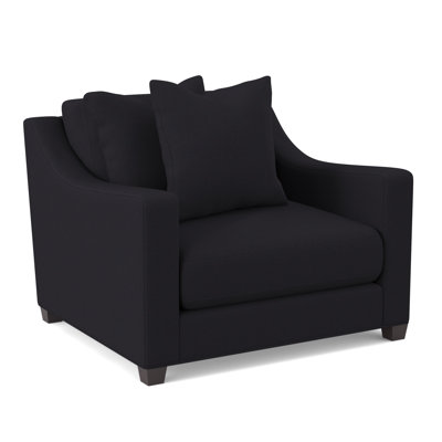 Fauteuil en polyester l 45 po Zoraya