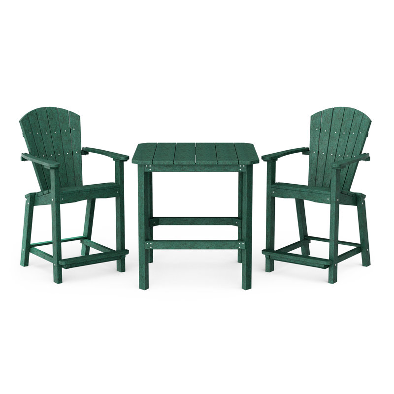 Classic 3-Piece Counter Set, Turf Green
