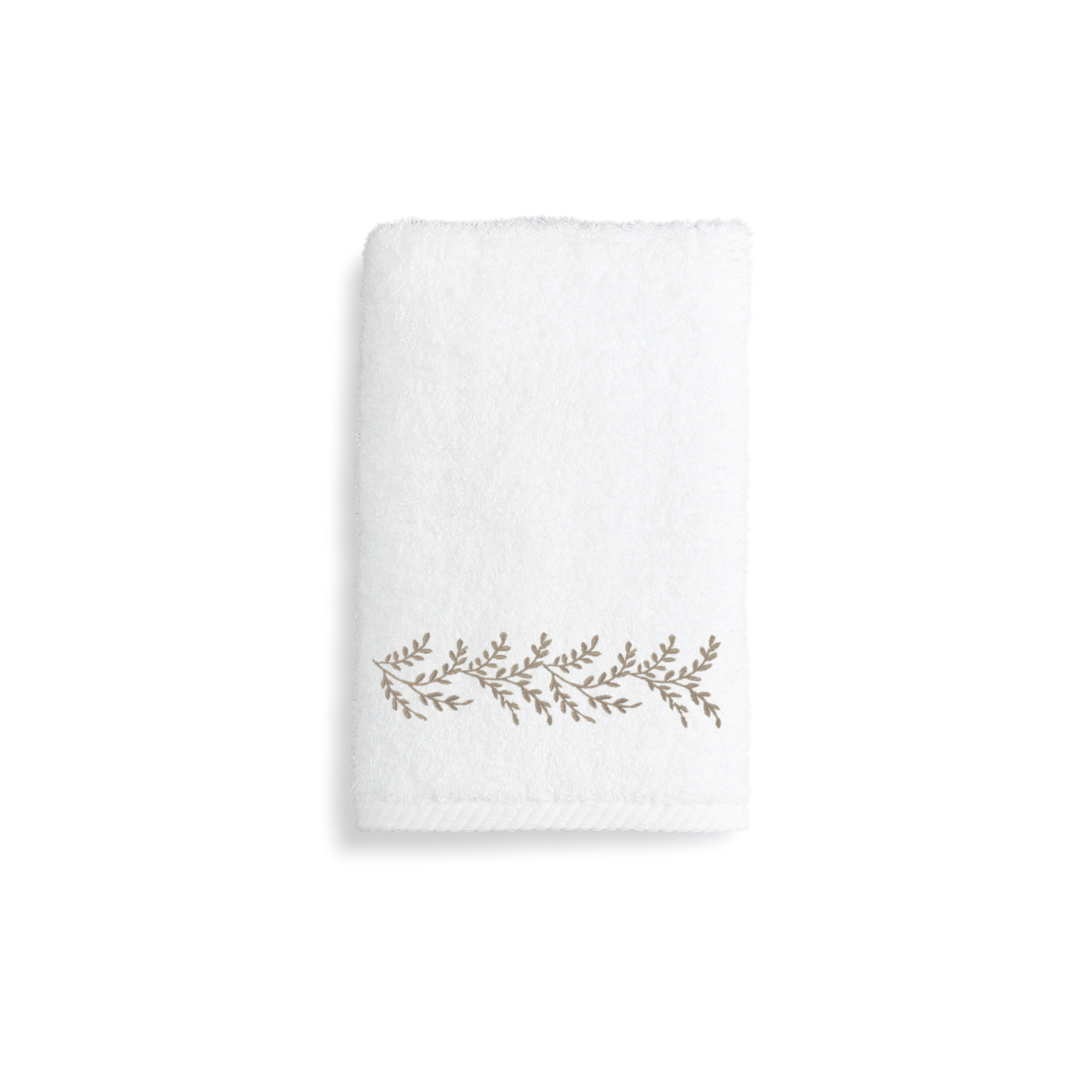 Linum Home Textiles Soft Twist 100pct Turkish Cotton Hand Towel Set of 4; White