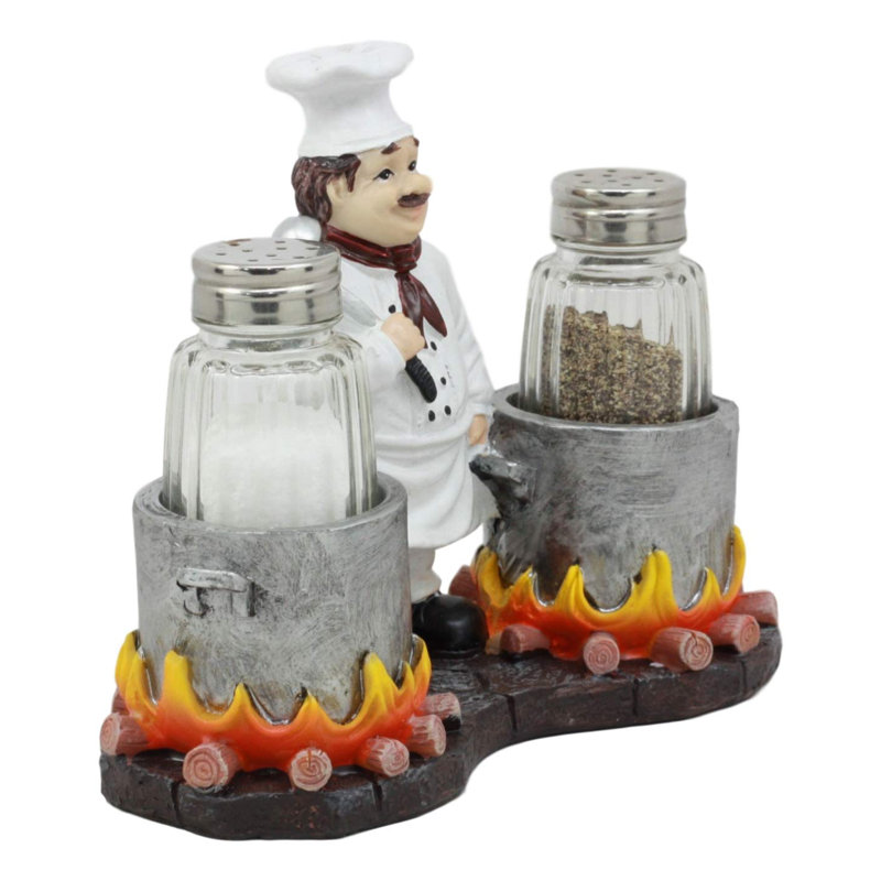Ensemble salière et poivrière Eppinger Bouillon Chef Jean