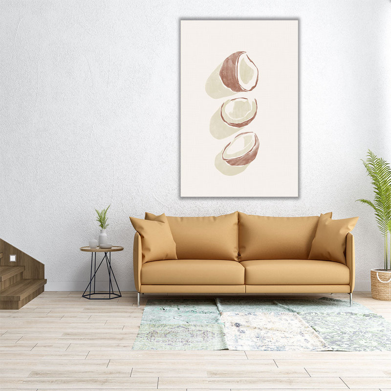 Tropical Coconuts - Canvas Print Wall Art, 36" H x 24" W