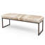 Upholstered Cowhide Stool-599244421