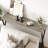 Narrow Console Table, 41" Wide Behind Couch Table, 2 Tier Entryway Tables with Storage Shelf for Living Room