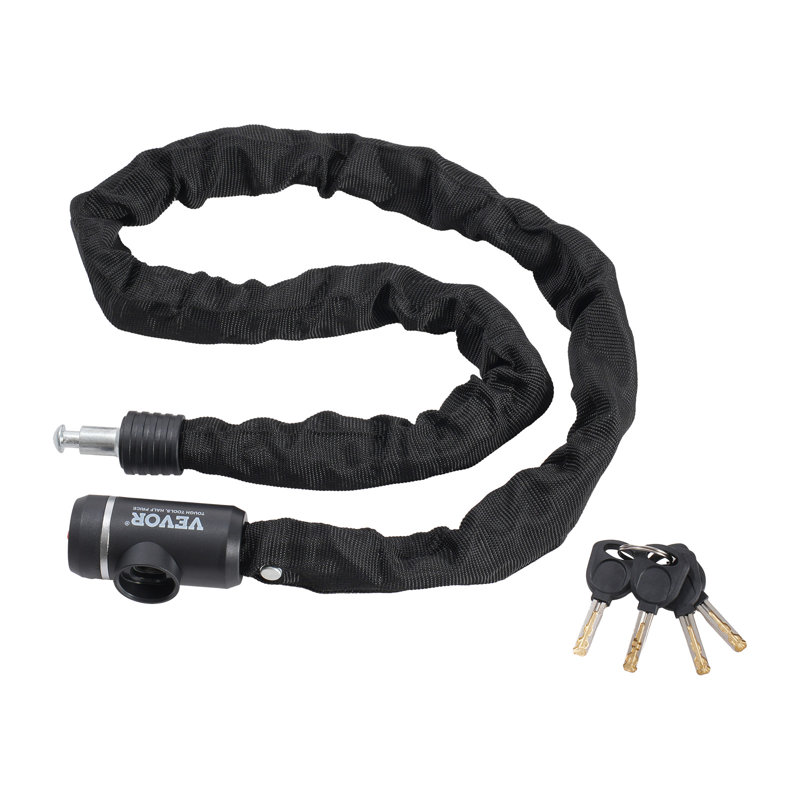 Bike Chain Lock 3.94FT Heavy Duty Bike Lock Anti-Theft Bicycle Chain Lock