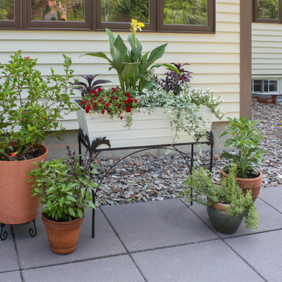 Lawrence Hill Metal Elevated Planter