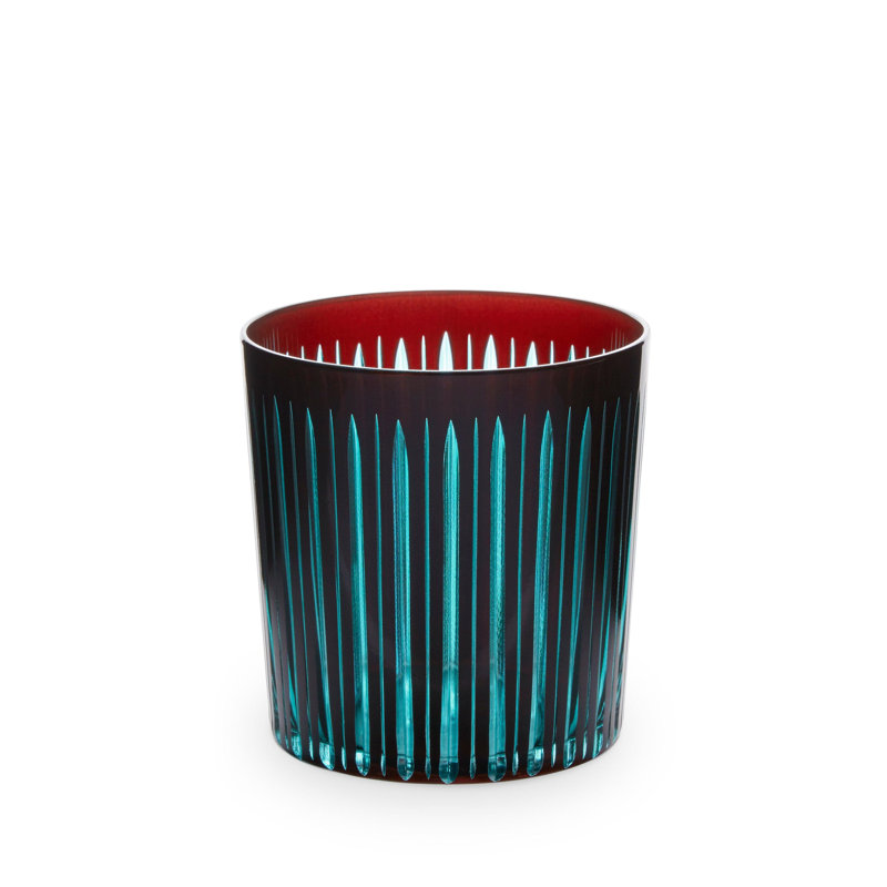 Prism Double Old Fashioned Glasses, Bordeaux, 13 oz.