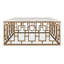 Brass Gate Solid Wood Coffee Table