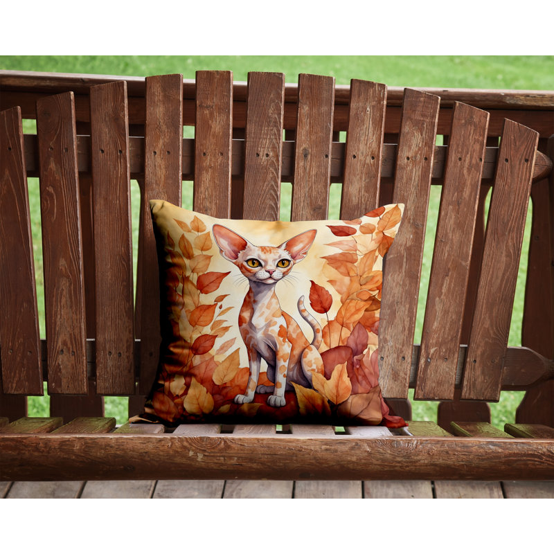 Coussin Devon Rex, Carré 14 po