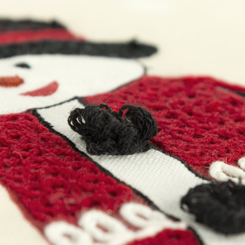 Coussin décoratif Snow Family Holiday
