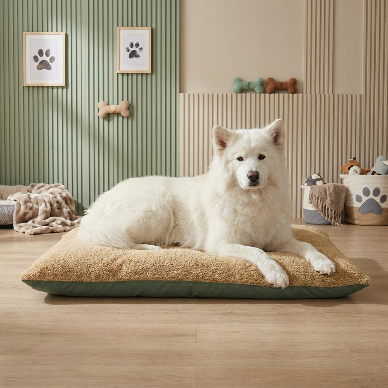 Lit pour chien Nestle Green / Emerald, L 34,6 po, Vert