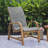 Nimes 2-Person Teak Outdoor Seating Group