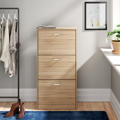 12 Pair Flip Down Shoe Storage