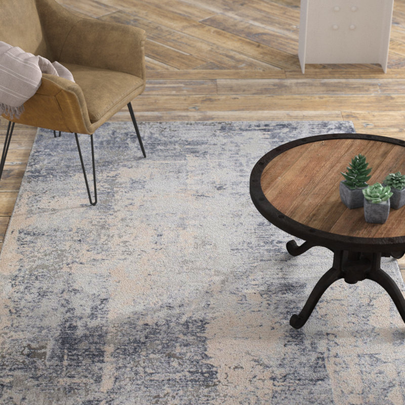 Hobert Abstract Indoor Rug, Rectangle 9'3" x 12'3"