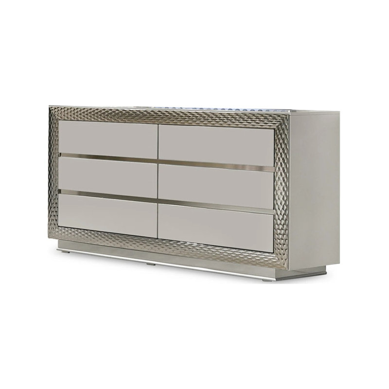 Commode Ventnor Glam, gris